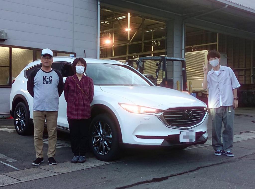 新車🚘『マツダ☆CX-8 XD Lパッケージ』を駒ヶ根市・M様に納車させて頂きました！！